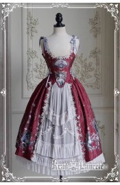 Krad Lanrete Le Portrait de Marie SP Shirred Top, Corset Top and Open Front Skirt Sets(Limited Reservation/3 Colours/Full Payment Without Shipping)